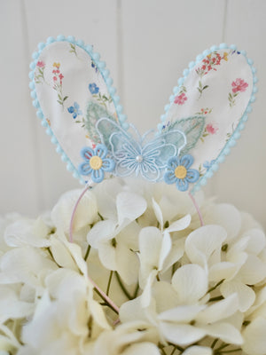 Bunny Ears Floral Headband