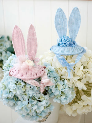 Bunny Rattan Hat