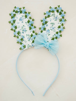 Esther Bunny Ears Floral Headband | Backorder