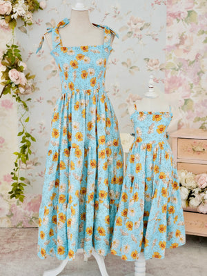 Eden Women Dress | Blue Daisy