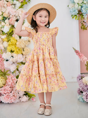 Amina Dress | Yellow