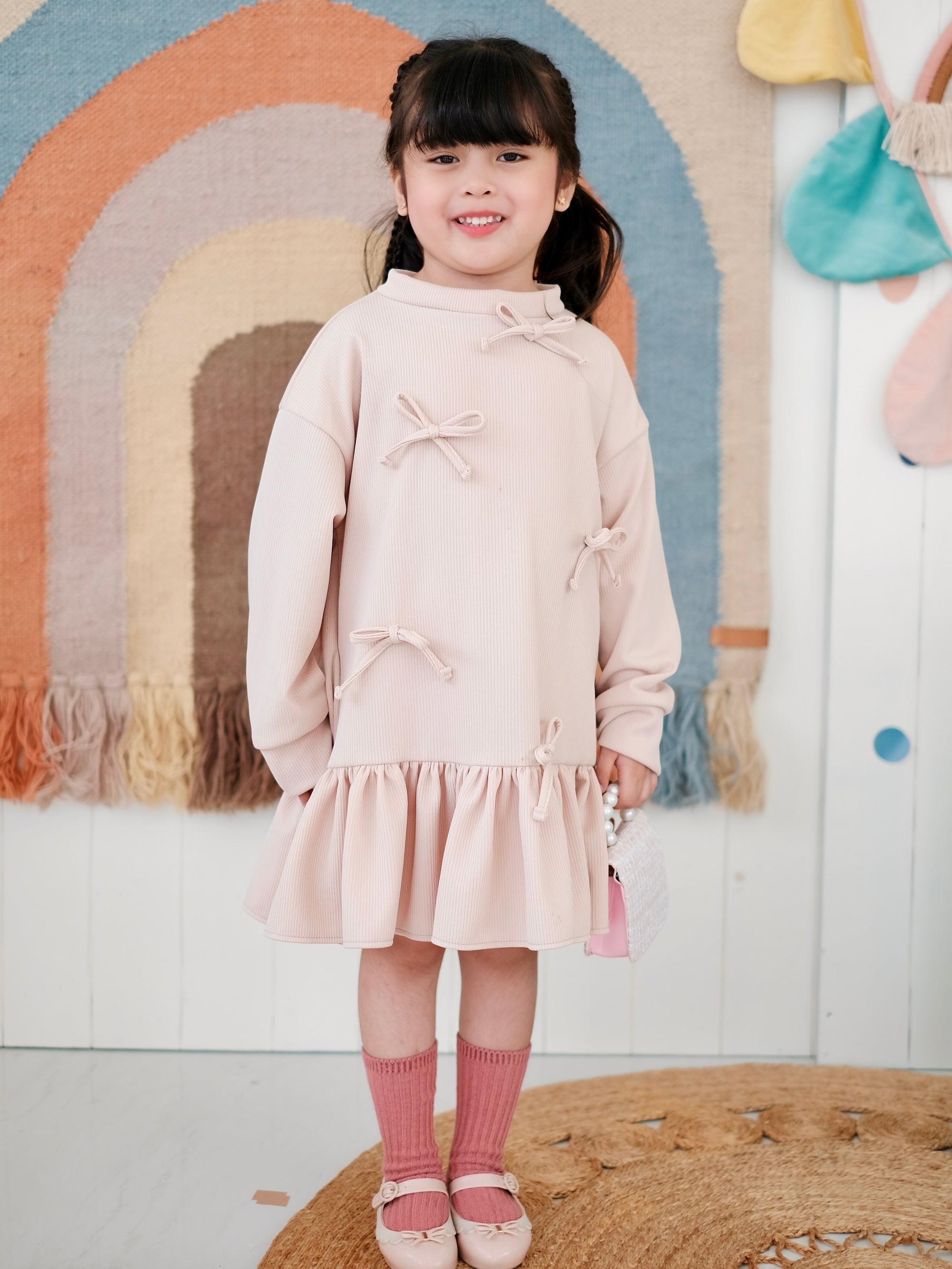 Sweater Dress | Rosy Beige