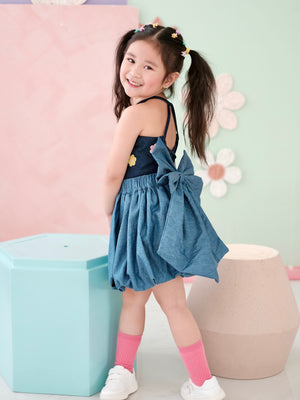 Stacie Bubble Skirt | Denim