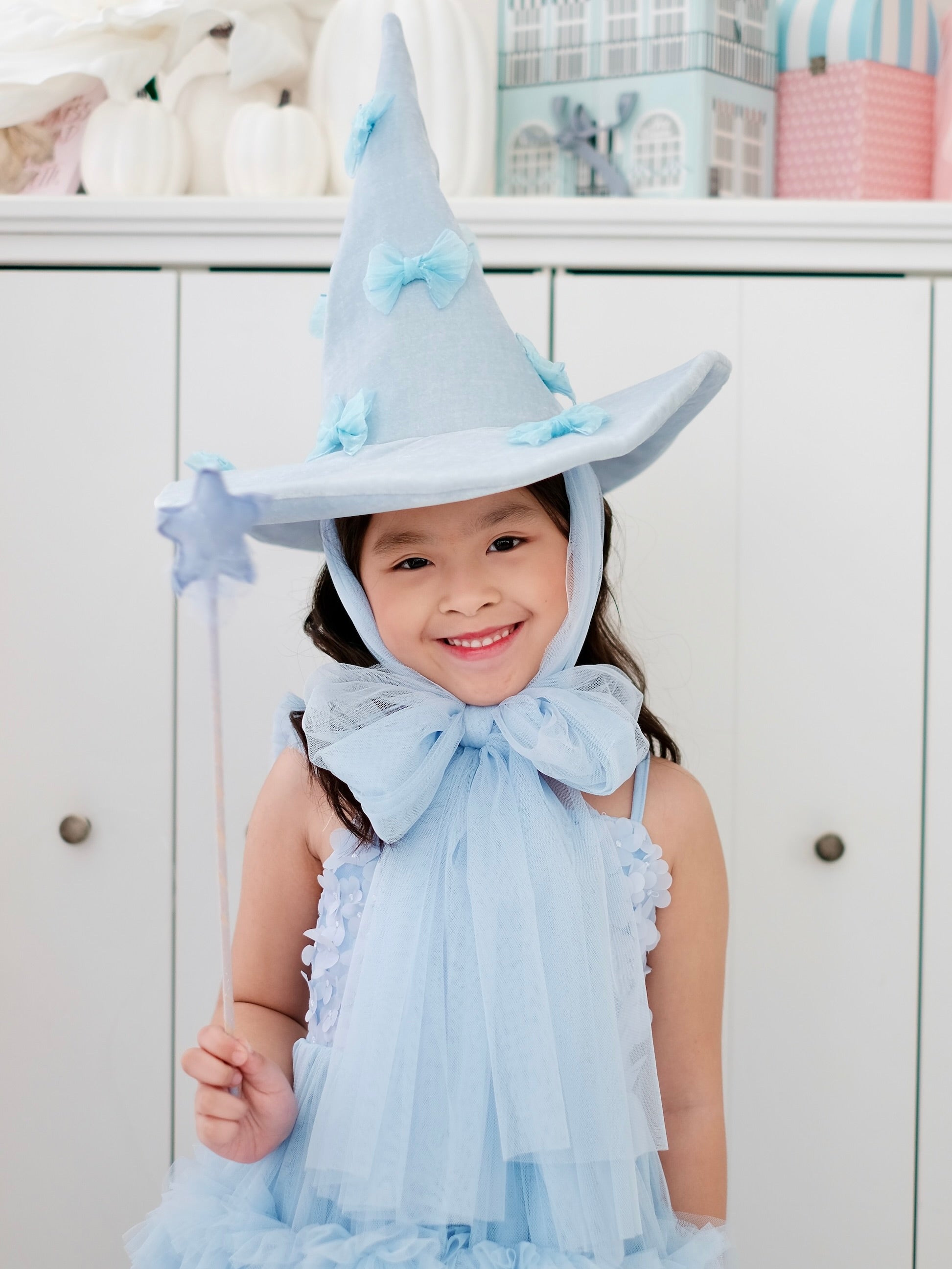 Bow Witch Hat | Baby Blue