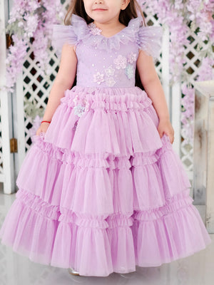 Madrigal Dress in Purple