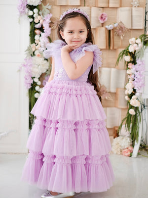 Madrigal Dress in Purple