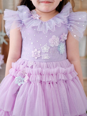 Madrigal Dress in Purple