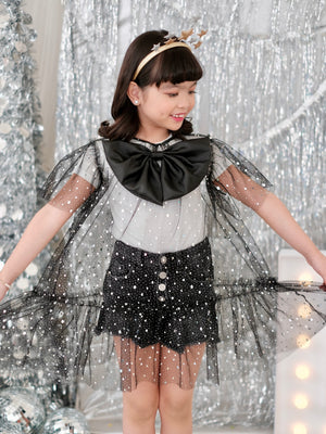 Billie Sheer Sparkle Dress