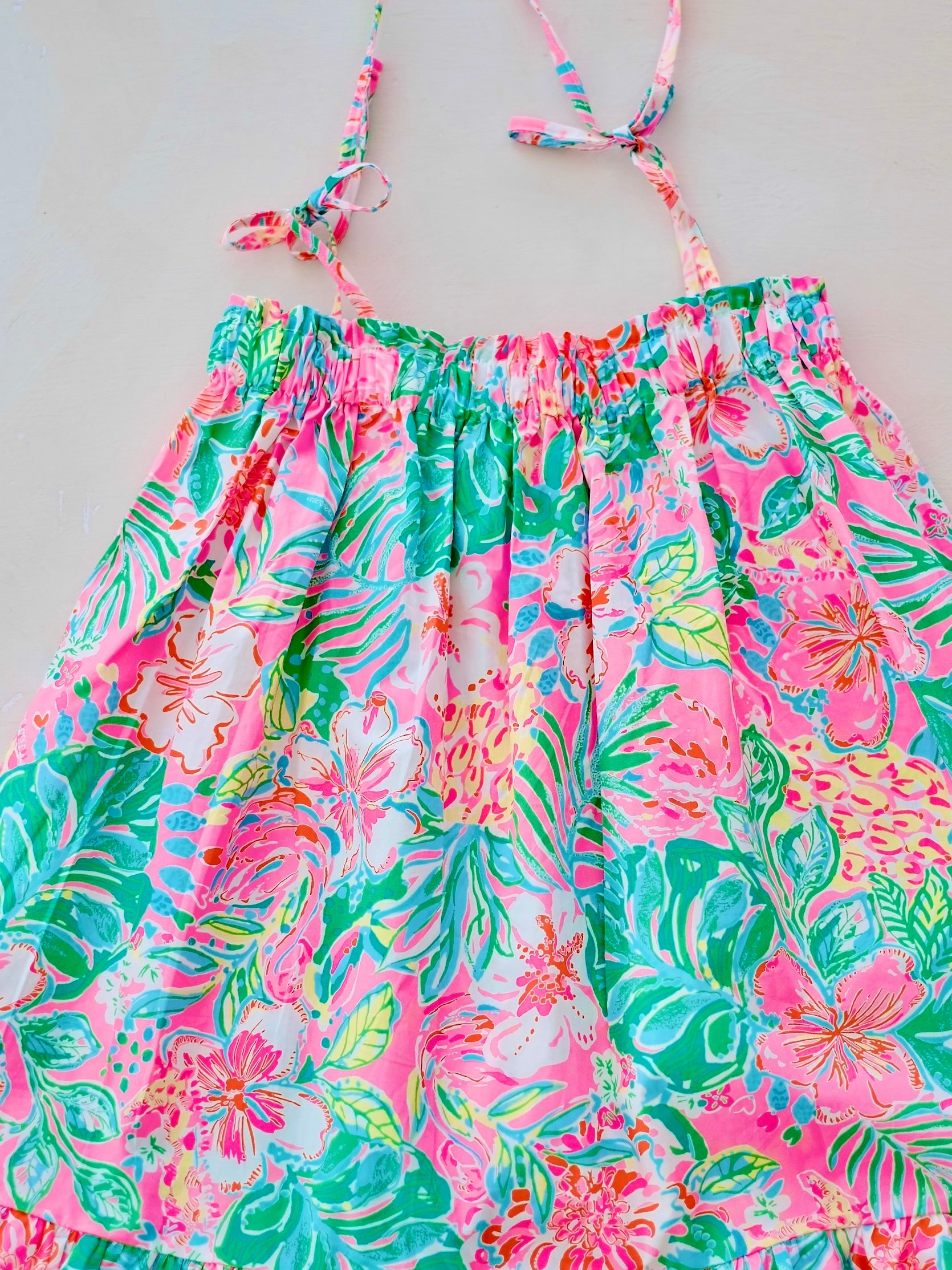 Emille Dress | Neon Floral