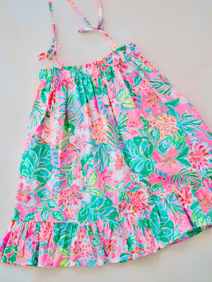 Emille Dress | Neon Floral