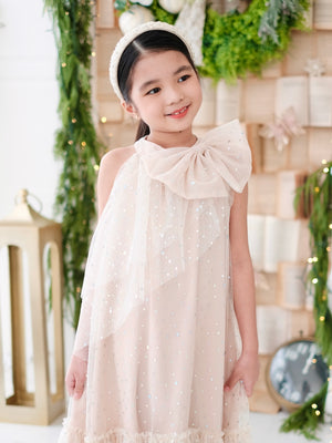 Stella Sparkle Dress | Champagne