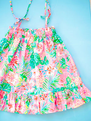 Emille Dress | Neon Floral