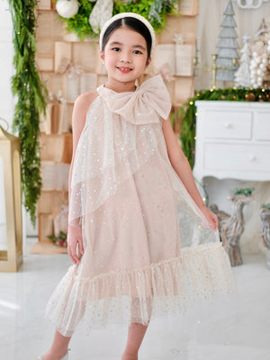 Stella Sparkle Dress | Champagne