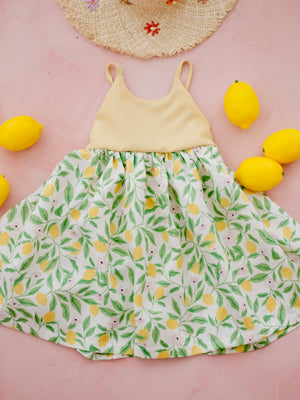 Cece Dress | Lemon | Tiny Threads