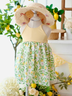 Cece Dress | Lemon | Tiny Threads