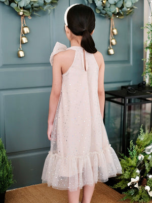 Stella Sparkle Dress | Champagne