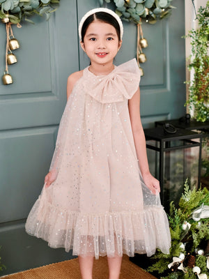 Stella Sparkle Dress | Champagne