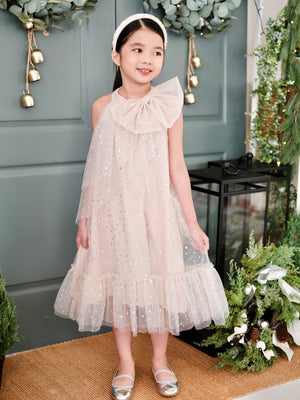 Stella Sparkle Dress | Champagne