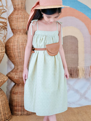 Siegy Dress | Sage Broderie