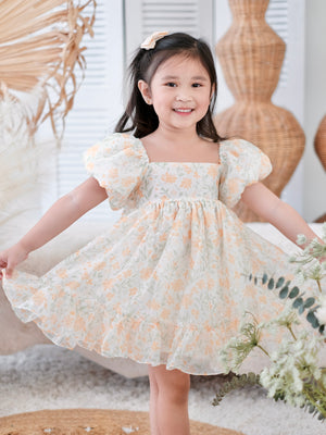 Midge Doll Dress | Yellow Floral