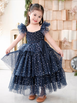 Caroline Sparkle Dress | Set with sash