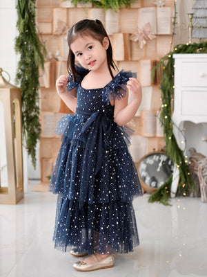 Caroline Sparkle Dress | Set with sash