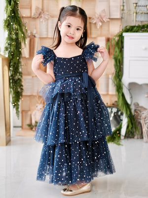 Caroline Sparkle Dress | Set with sash