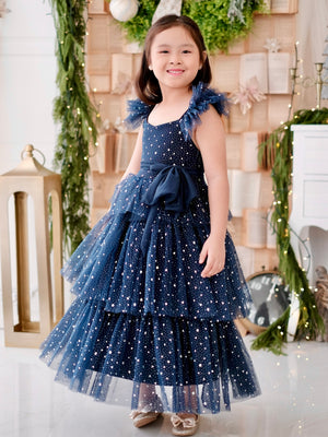 Caroline Sparkle Dress | Set with sash