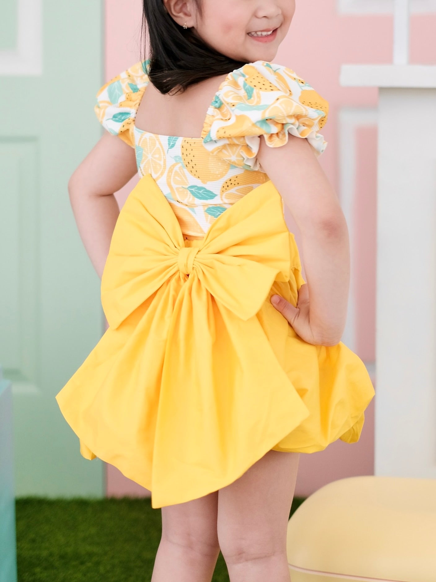 Stacie Bubble Skirt | Yellow