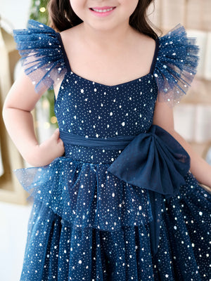 Caroline Sparkle Dress | Set with sash