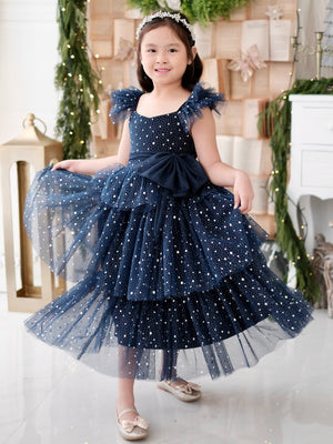 Caroline Sparkle Dress | Set with sash