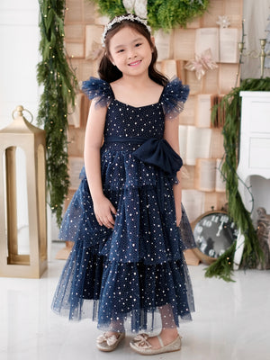 Caroline Sparkle Dress | Set with sash