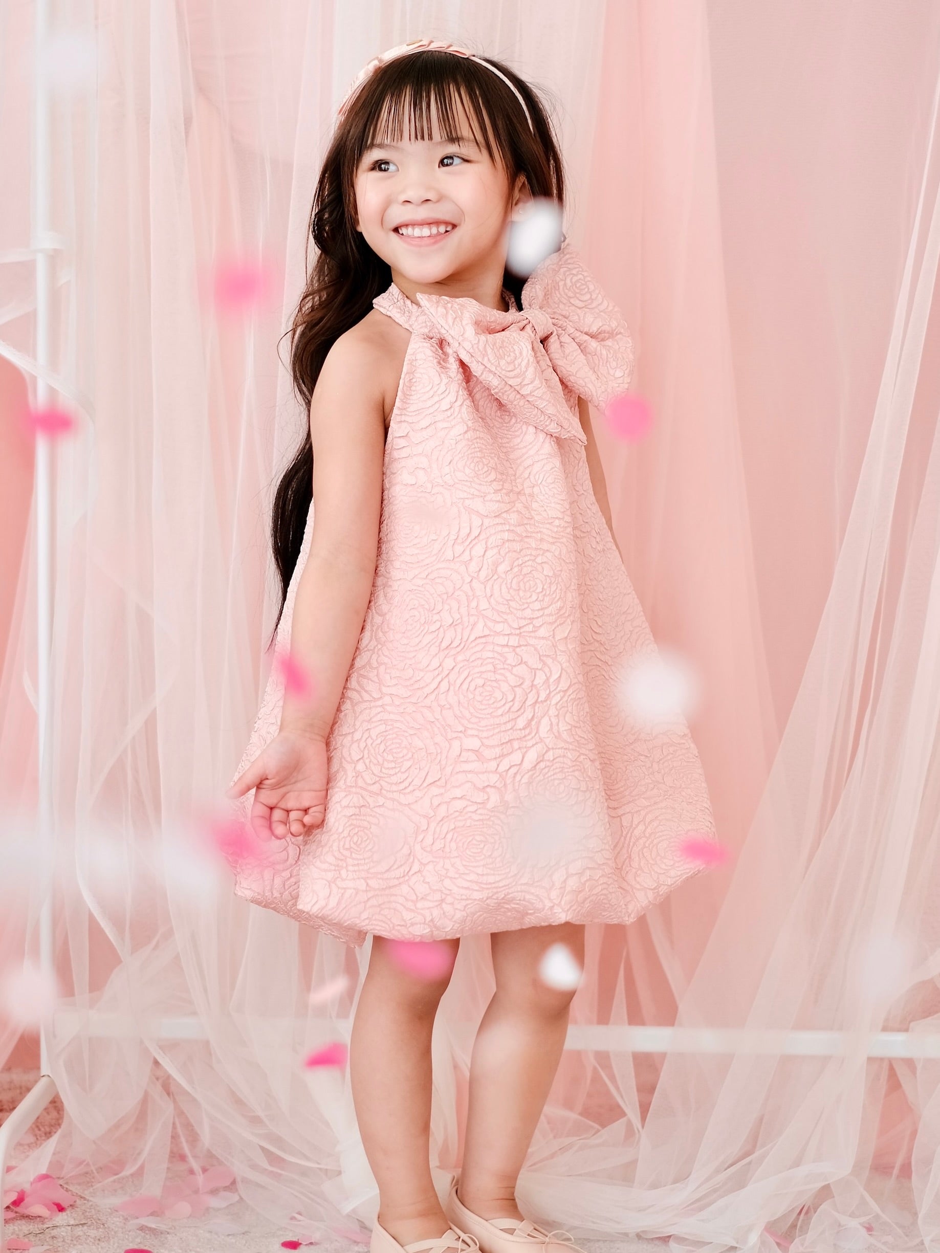 Palma Bubble Dress in Blush