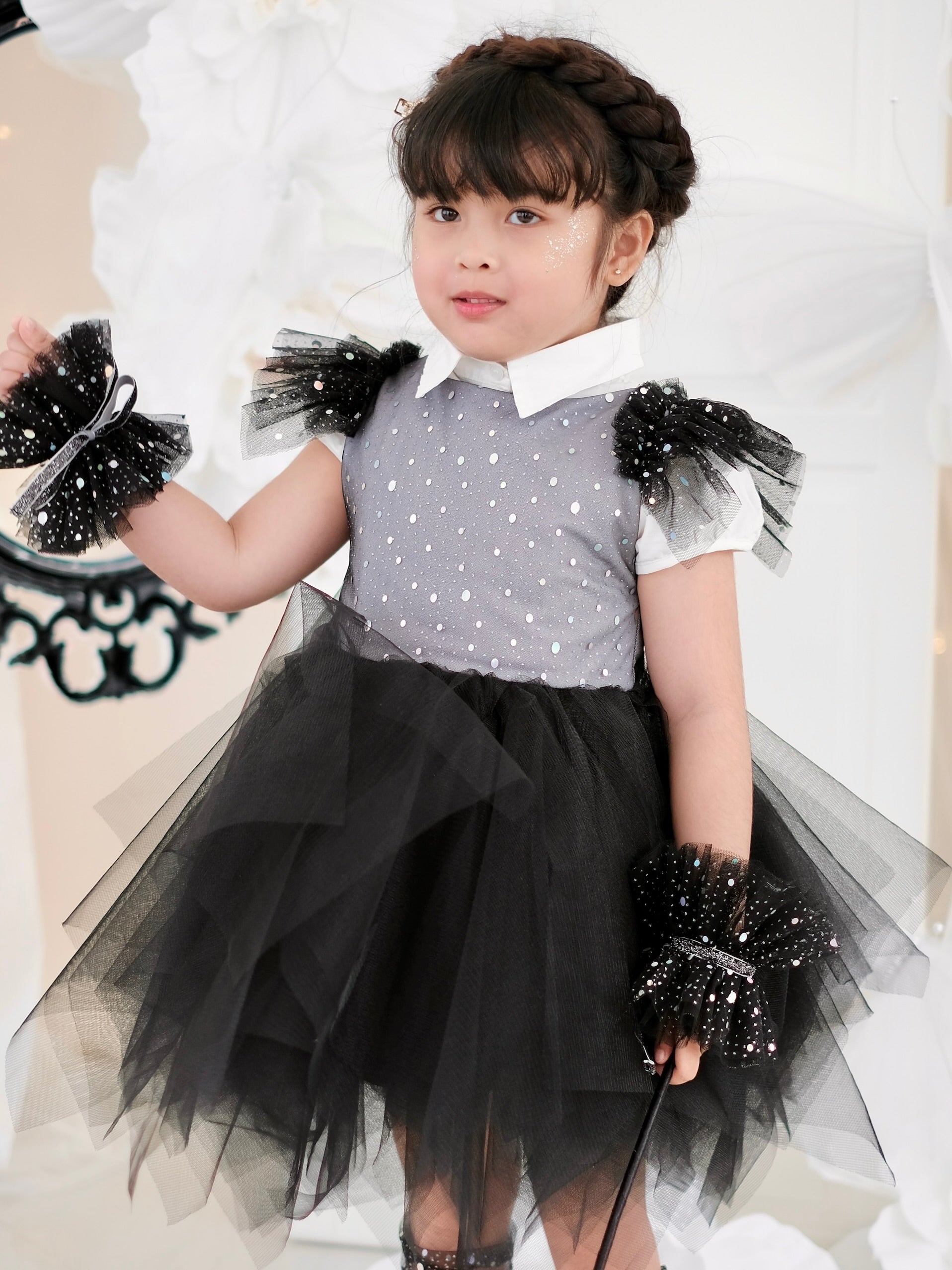 Ambrose Tutu | Set with Sparkle Tulle Cuffs