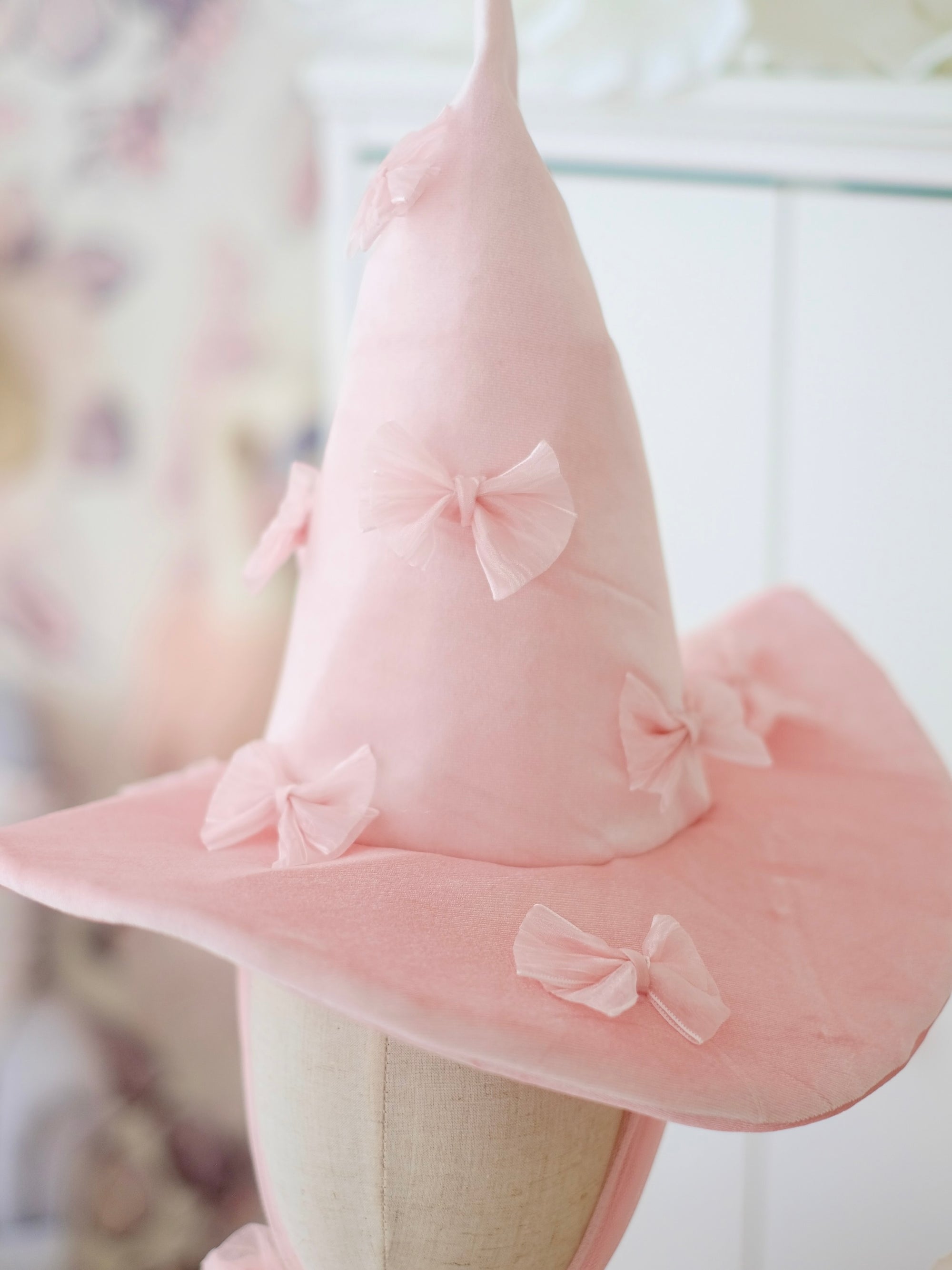 Bow Witch Hat | Blush