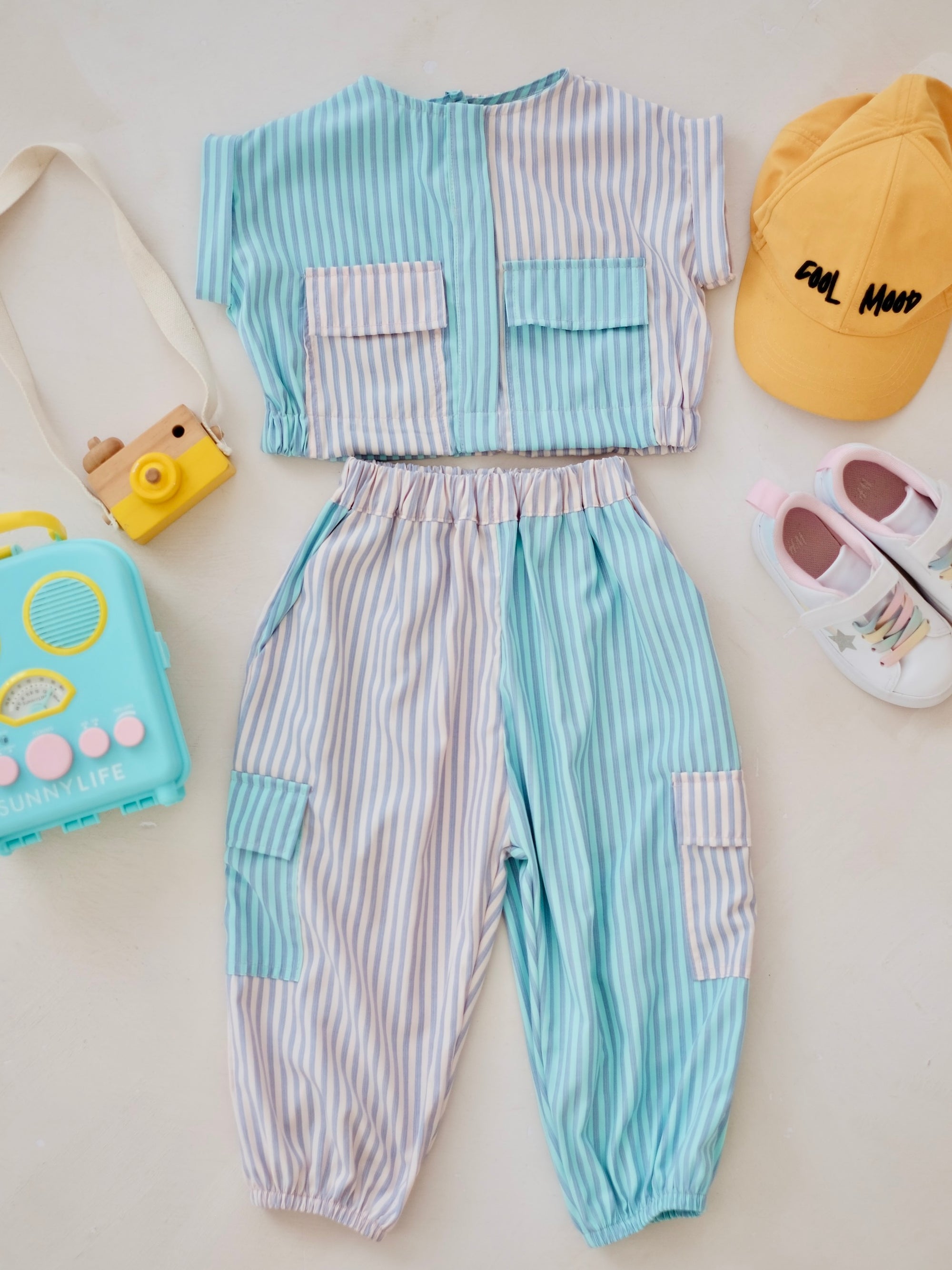 Gwen Set | Pink and Mint