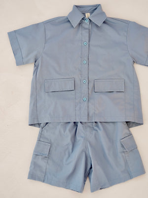 Lohan Set in Dusty Blue | Boys