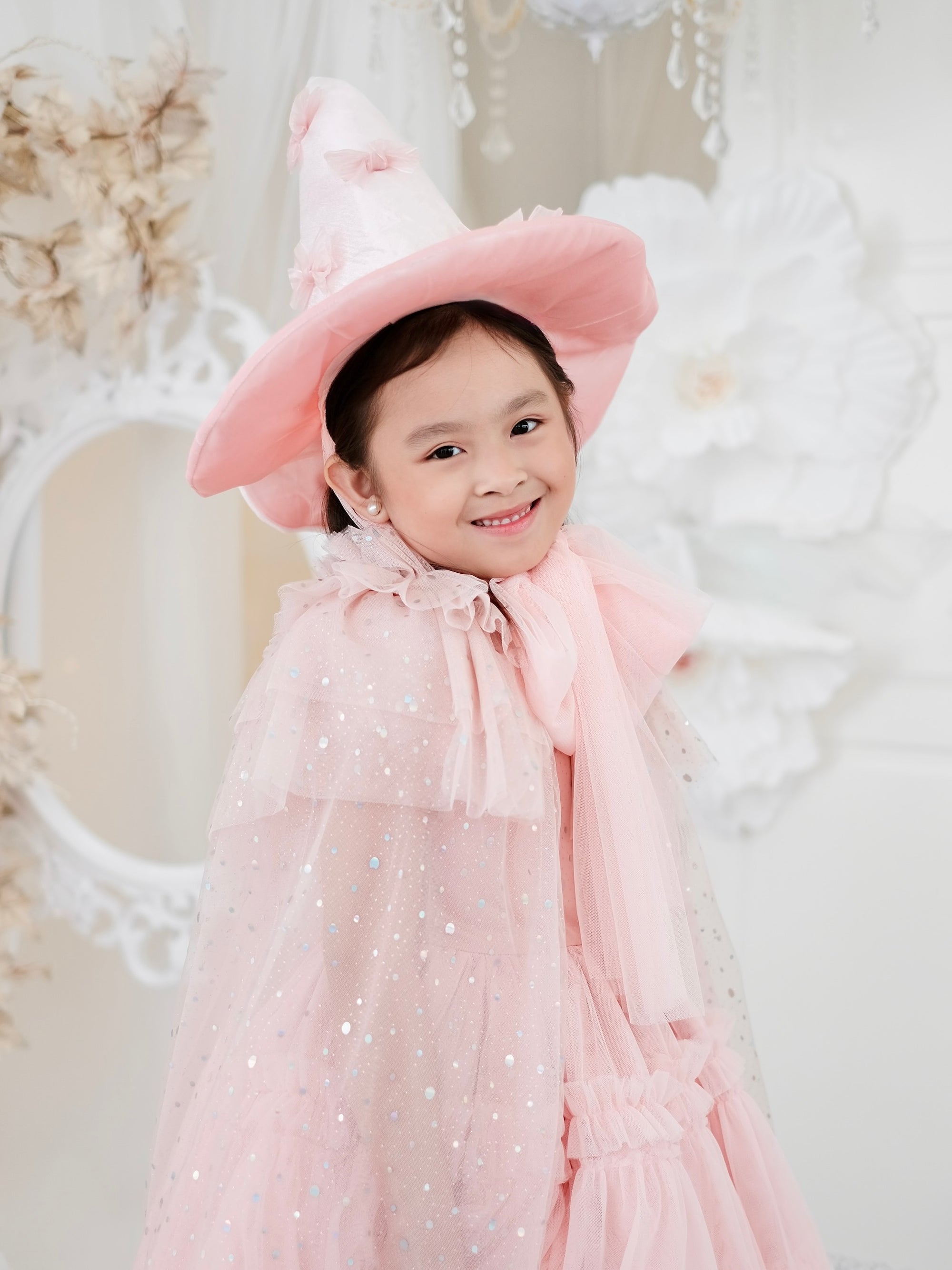 Bow Witch Hat | Blush