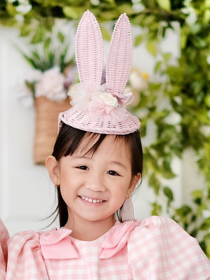 Bunny Rattan Hat