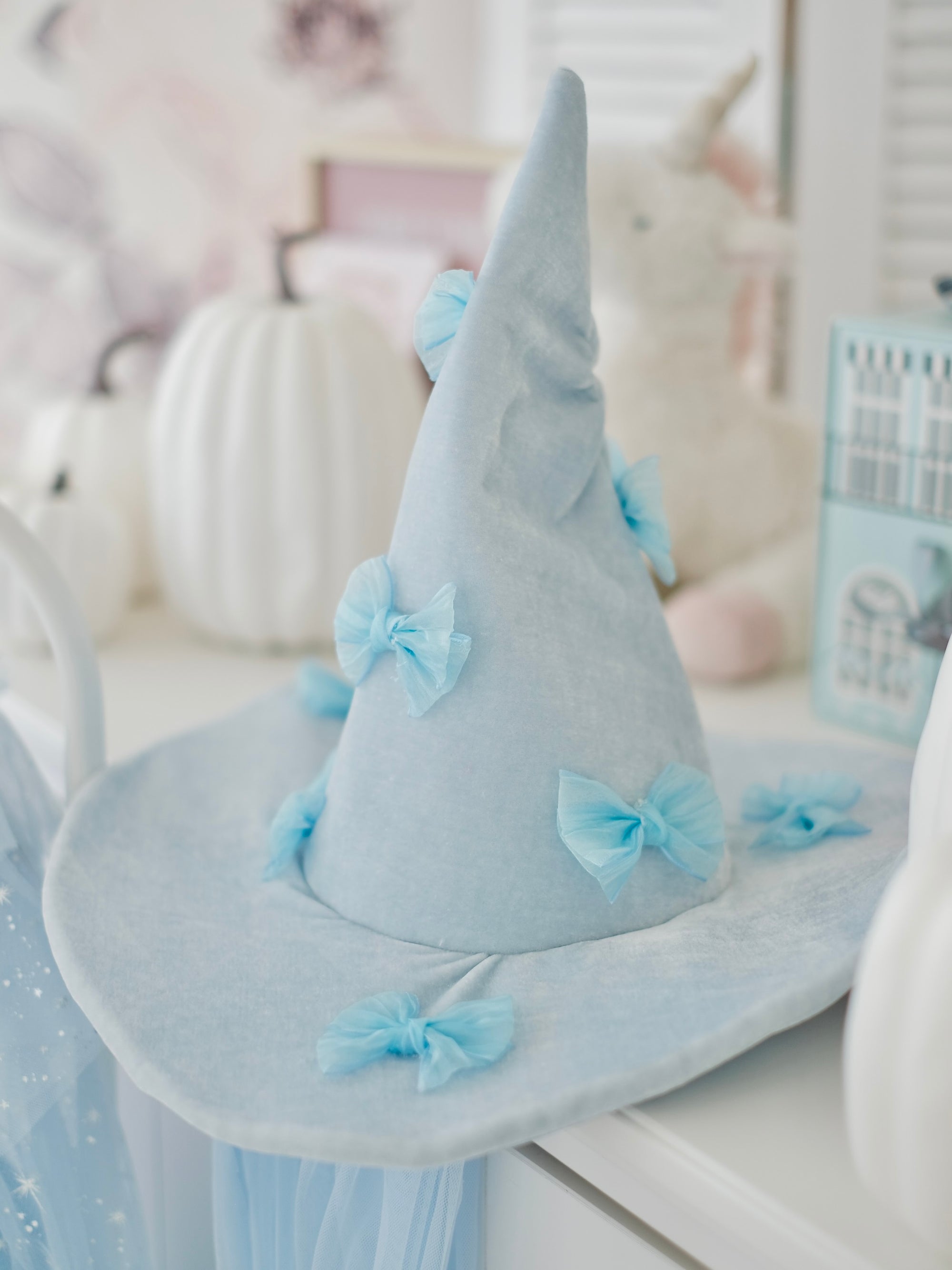 Bow Witch Hat | Baby Blue