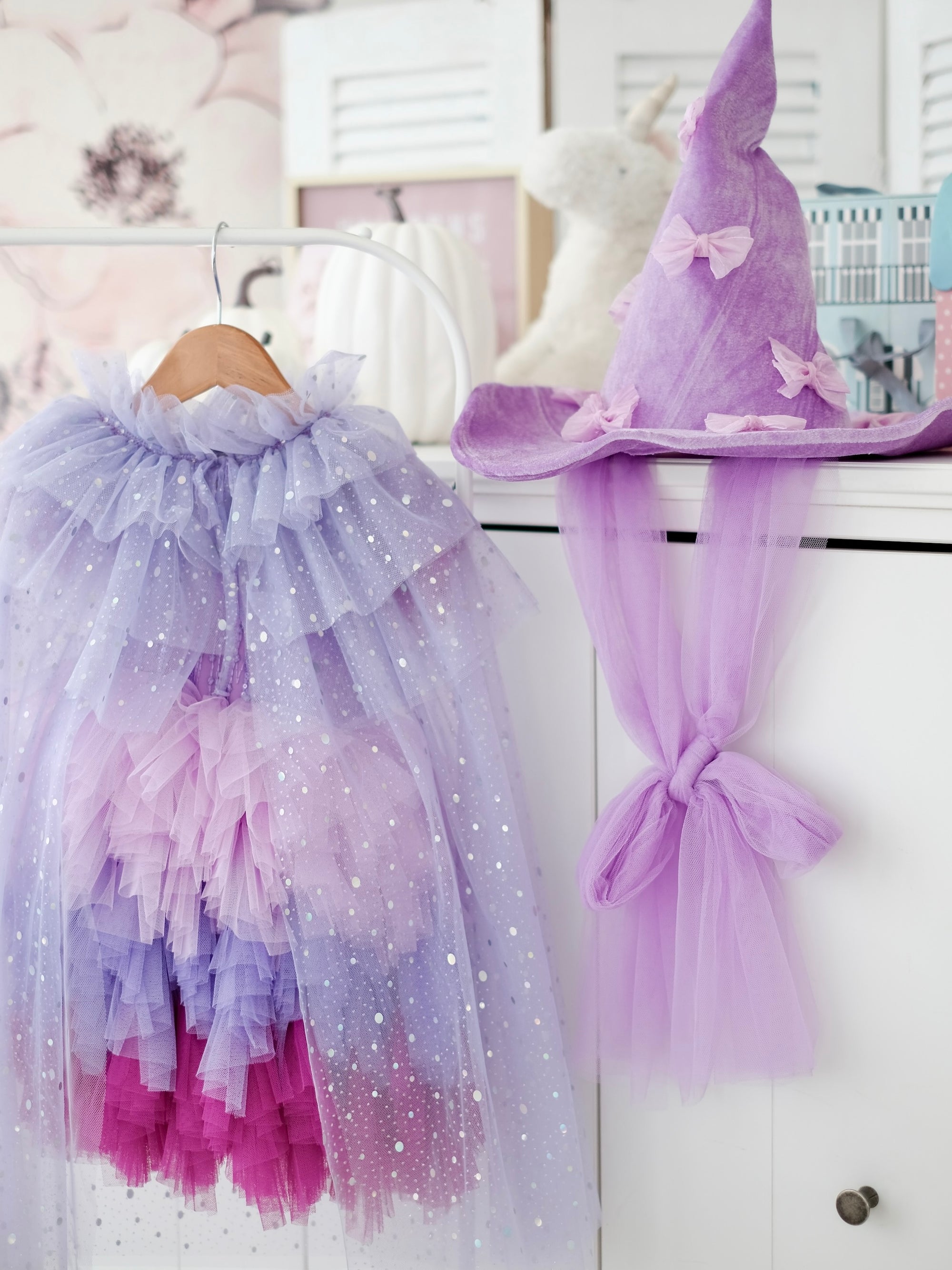 Lilah Sparkle Cape | Purple