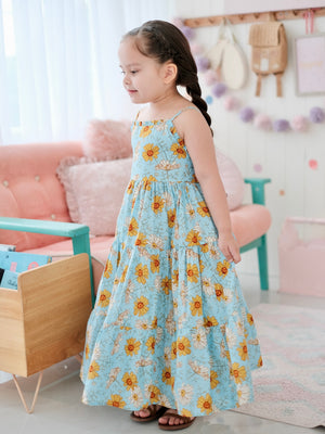 Fernanda Dress | Blue Daisy