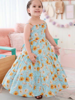 Fernanda Dress | Blue Daisy