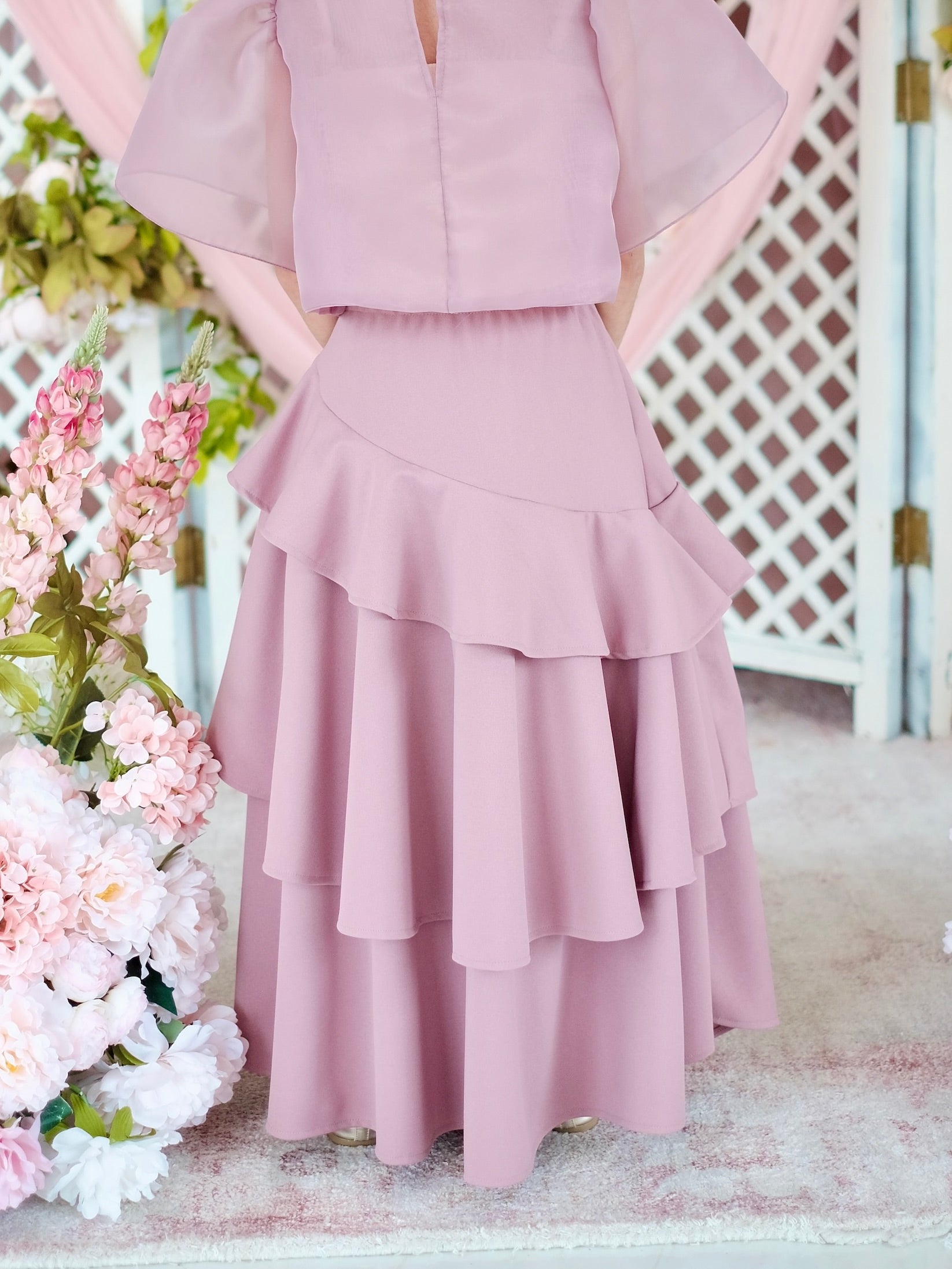 Lana Maxi Skirt | Mauve