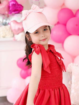 Bow Cap | Candy Pink