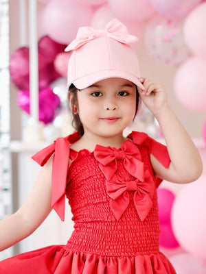 Bow Cap | Candy Pink