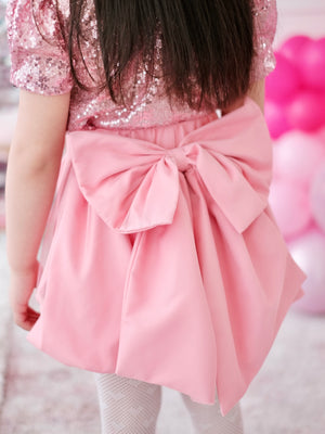 Stacie Tulle Bubble Skirt | Set with Detachable Bow