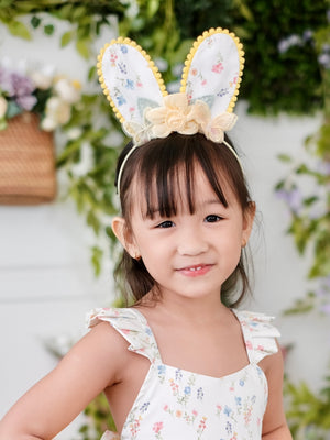 Bunny Ears Floral Headband