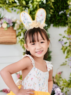 Bunny Ears Floral Headband