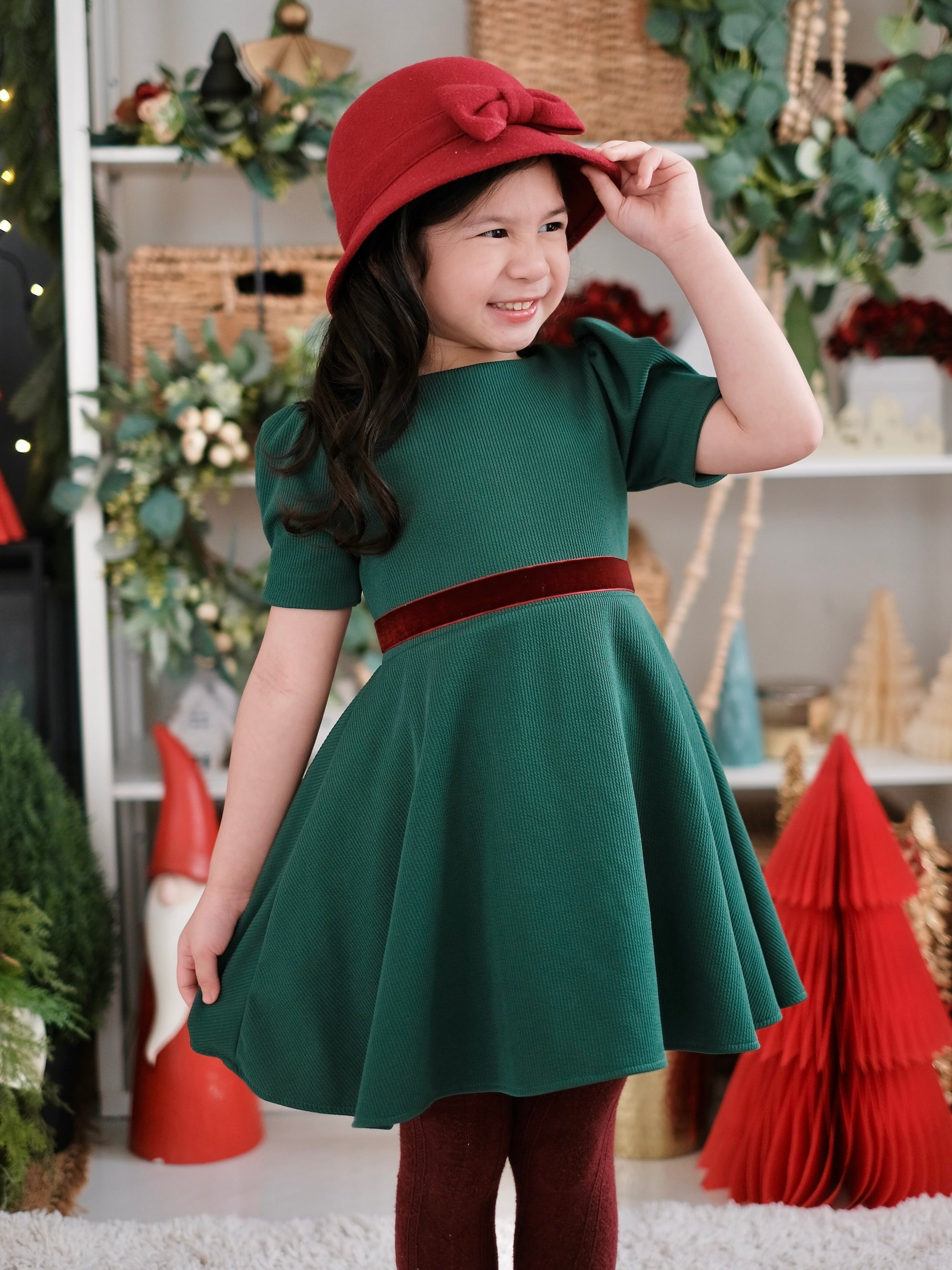 Sloane Dress | Hunter Green